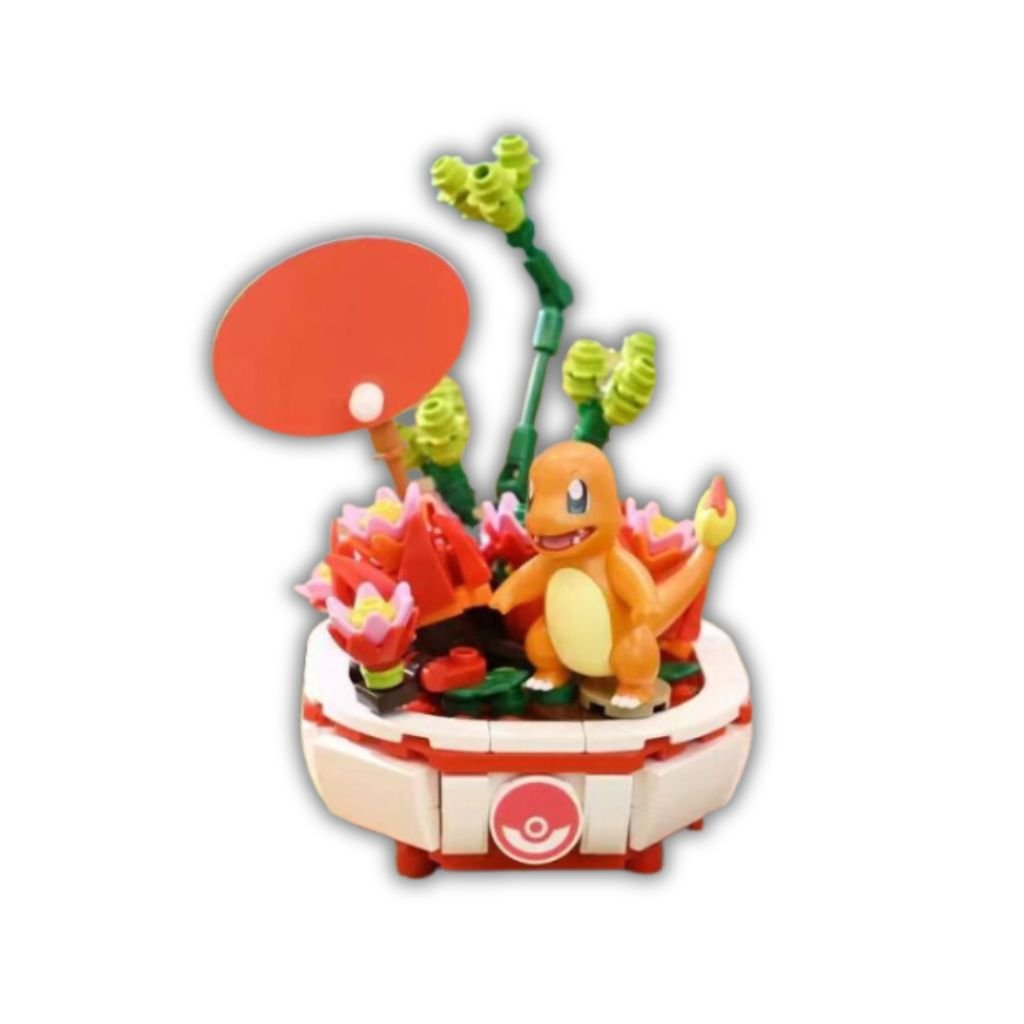 Pokemon Potted Plants Series Charmander Building Blocks - Rapp Collect